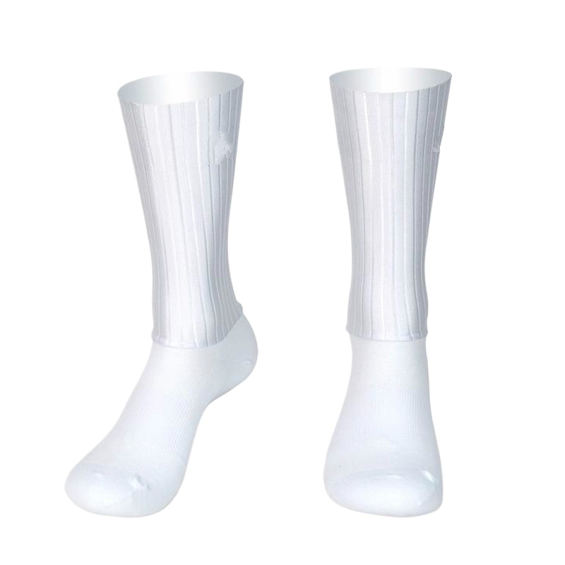 Sock Garter Men - Aero ขี่จักรยานฤดูร้อน Anti ถุงเท้า Whiteline ลื่นซิลิโคนถุงเท้าผู้ชายจักรยานกีฬาจักรยานถุงเท้า