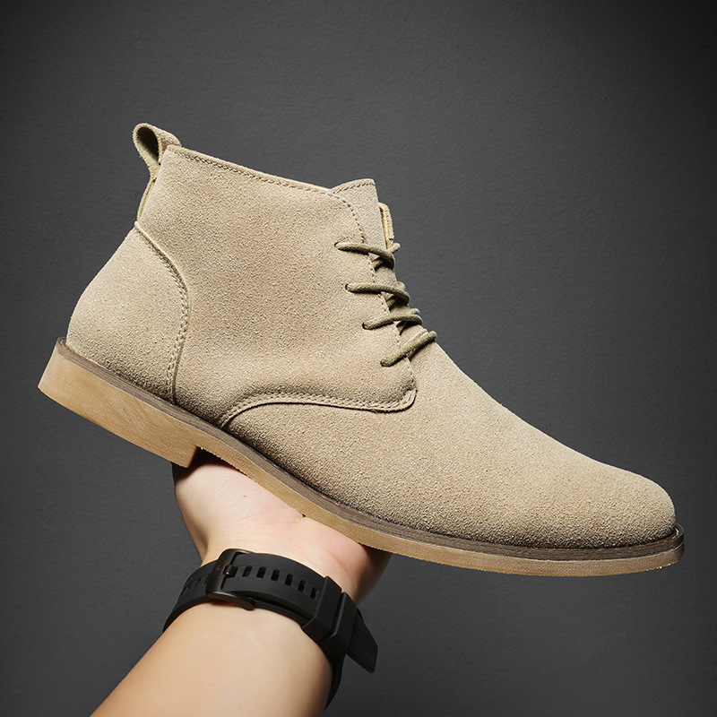 รองเท้าบูทเชลซีสีน้ำตาลสไตล์อั - Men Formal Wear With Boots บทวิจารณ์และราคา