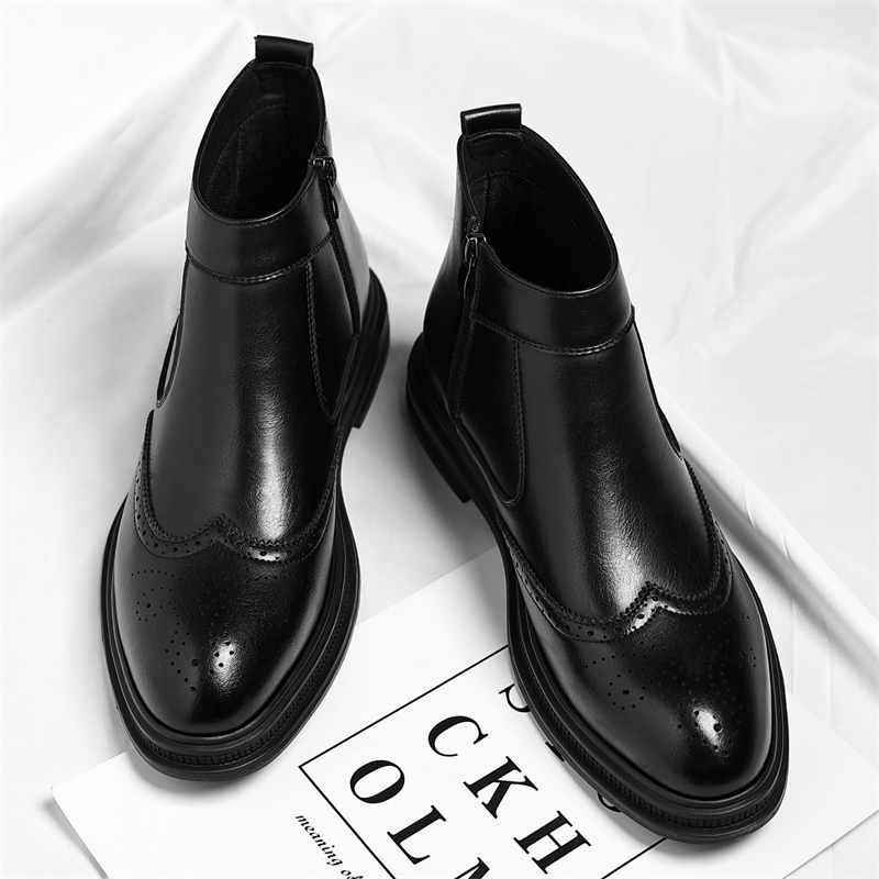 รองเท้าบูทหุ้มข้อสูงสำหรับผู้ช - Men Formal Wear With Boots บทวิจารณ์และราคา