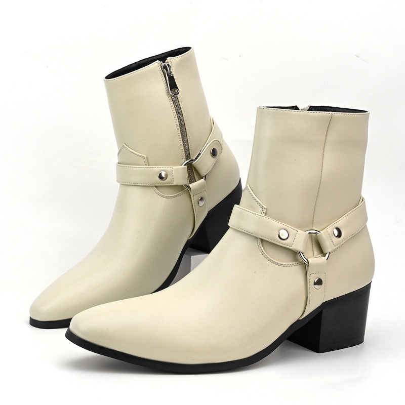 Designer Men รองเท้าคลาสสิกเชล - Men Formal Wear With Boots บทวิจารณ์และราคา