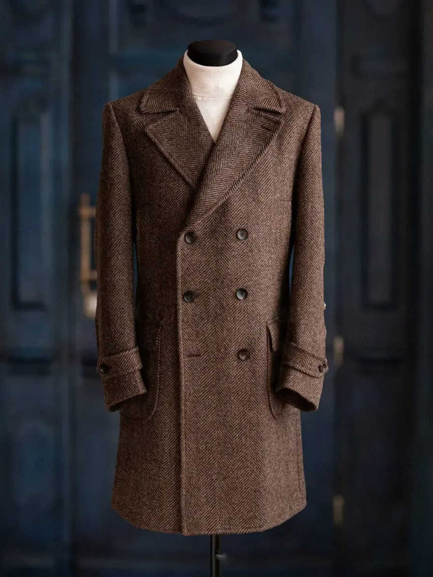 เสื้อโค้ทผู้ชายลายก้างปลาแบบโม - Men Formal Wear Modern บทวิจารณ์และราคา
