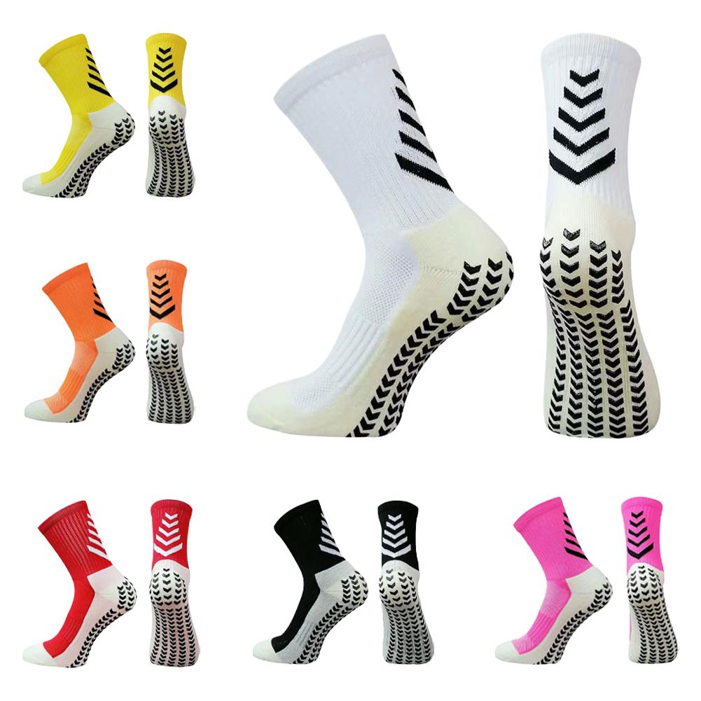 ถุงเท้าฟุตบอลกันลื่นซิลิโคนสำห - Sock Garter Men บทวิจารณ์และราคา