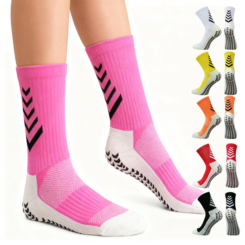 ถุงเท้าฟุตบอลกันลื่นซิลิโคนสำห - Sock Garter Men บทวิจารณ์และราคา
