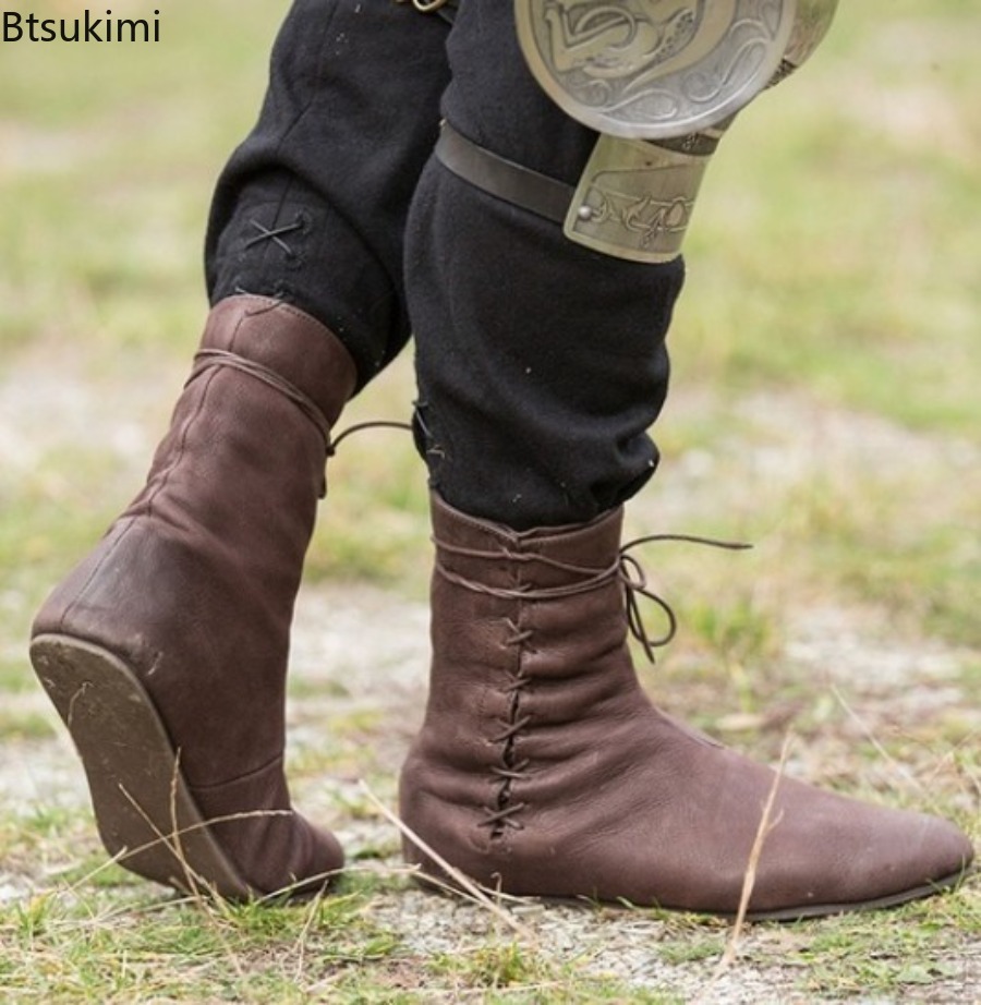 รองเท้าบูทสไตล์ยุคกลาง วิกตอเร - Men Formal Wear With Boots บทวิจารณ์และราคา