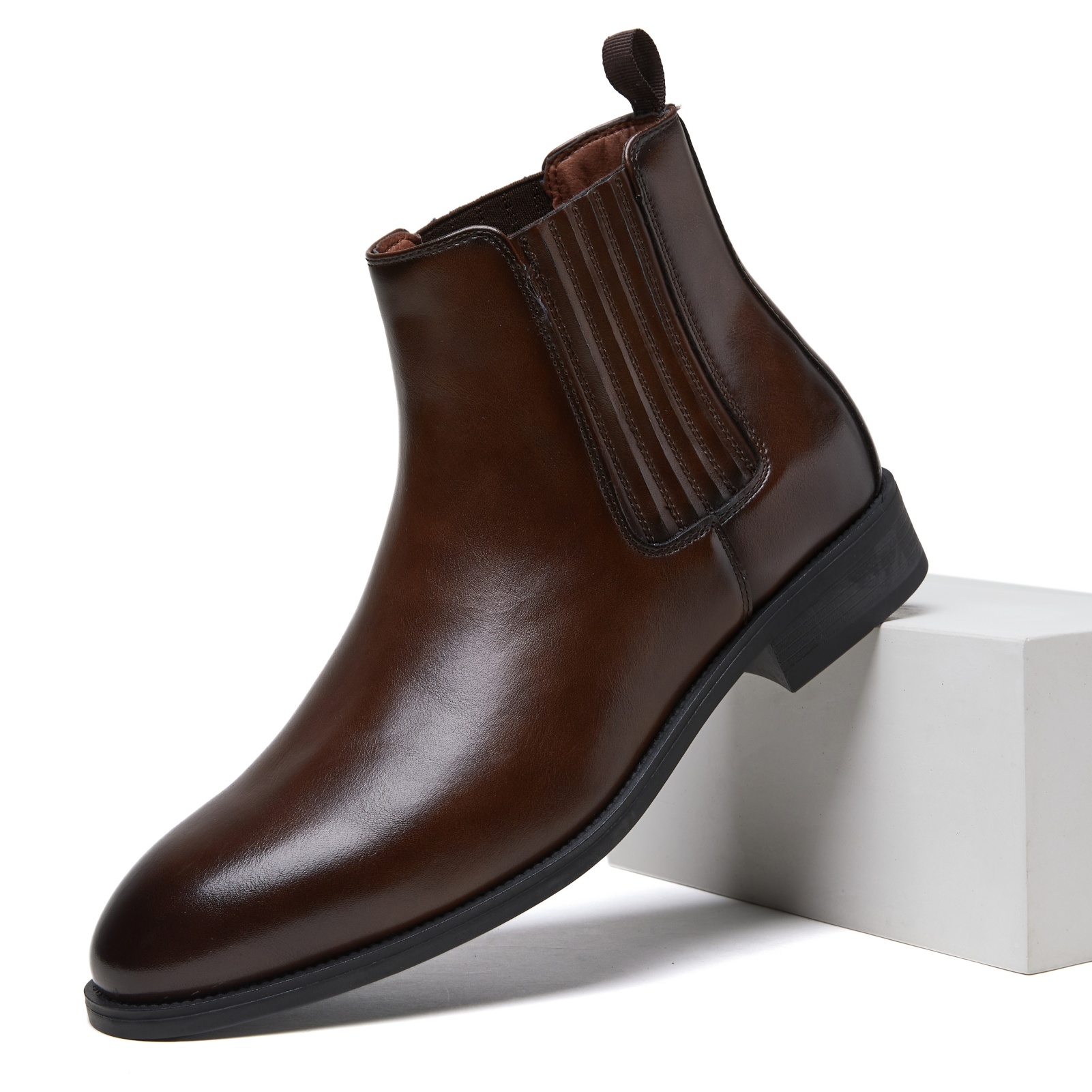รองเท้าบูทเชลซีข้อสั้นสำหรับผู - Men Formal Wear With Boots บทวิจารณ์และราคา