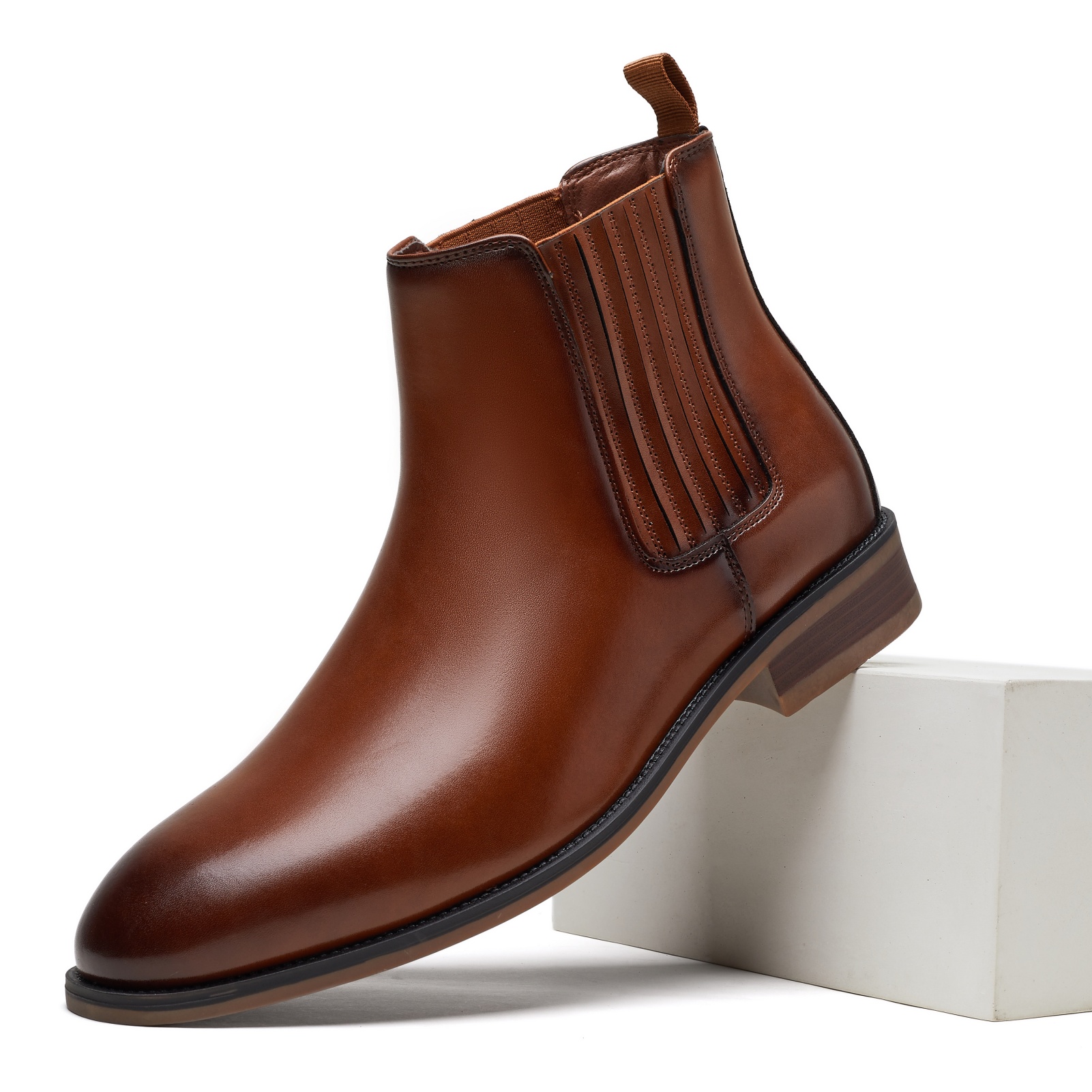 รองเท้าบูทเชลซีข้อสั้นสำหรับผู - Men Formal Wear With Boots บทวิจารณ์และราคา