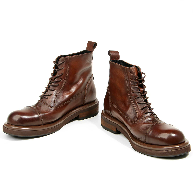 รองเท้าบูทผู้ชายคุณภาพสูง หนัง - Men Formal Wear With Boots บทวิจารณ์และราคา